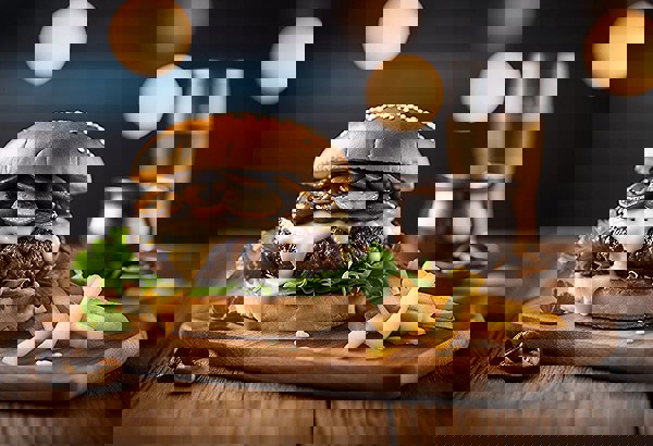 Swiss Mushroom Burger